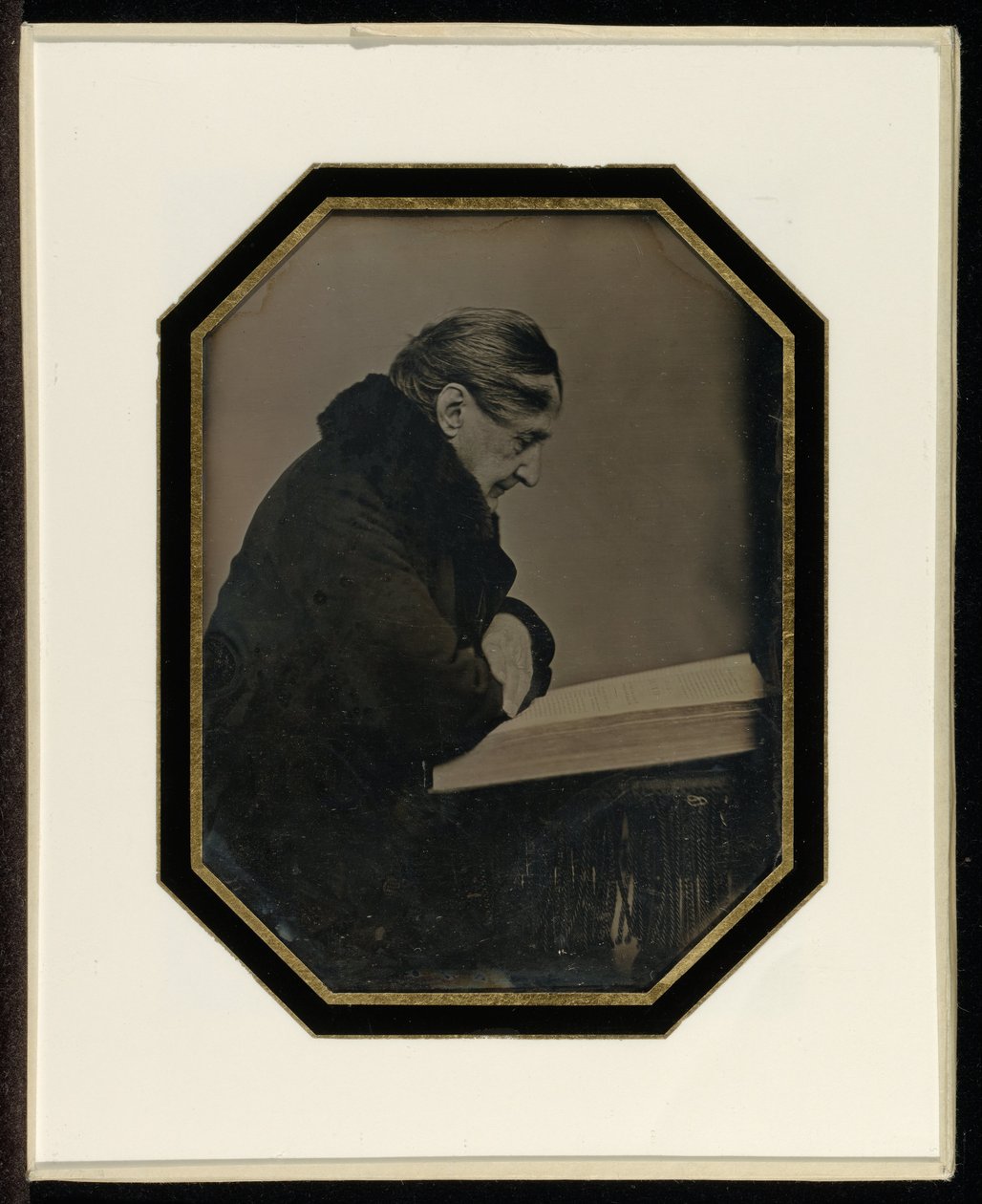 Autoportrait avec un Volume de Folio - Jean-Gabriel Eynard