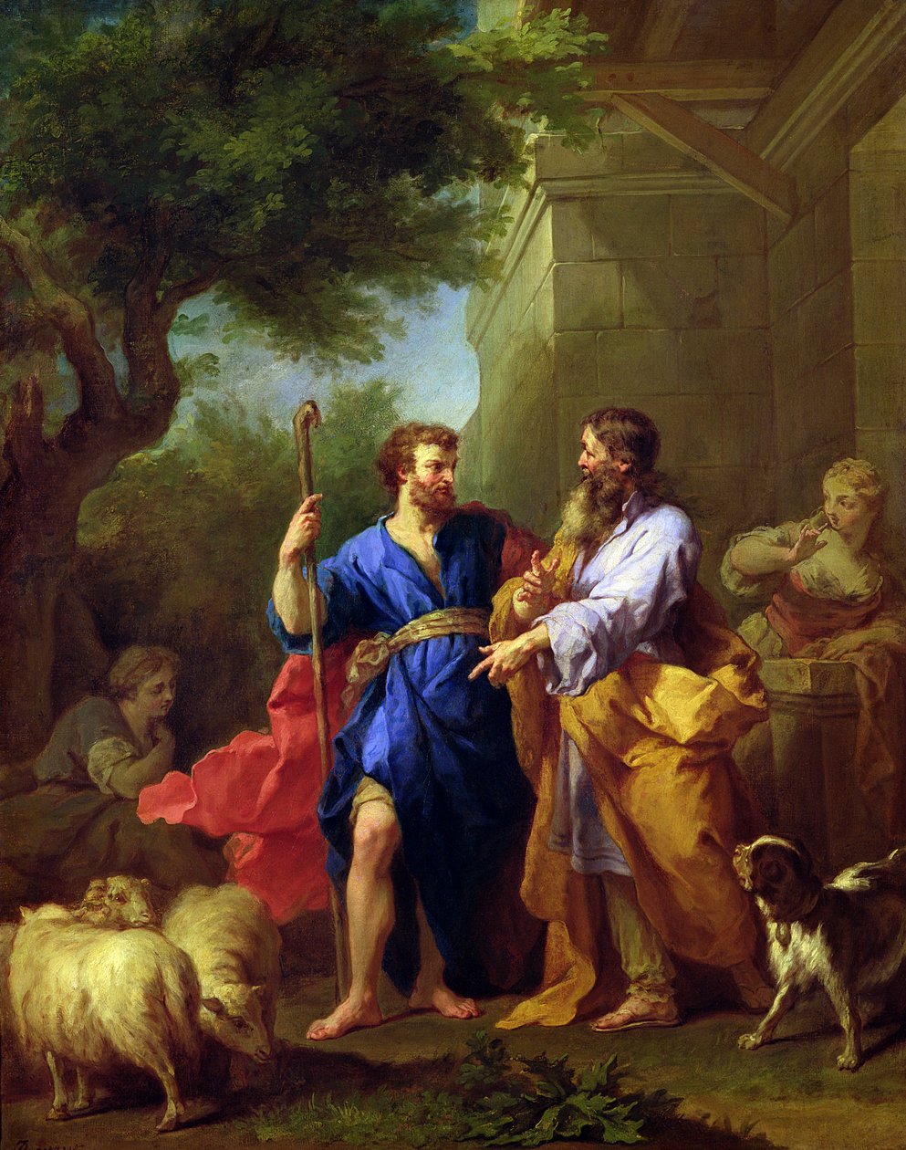 Jacob et Laban, avant 1737 - Jean Bernard Restout
