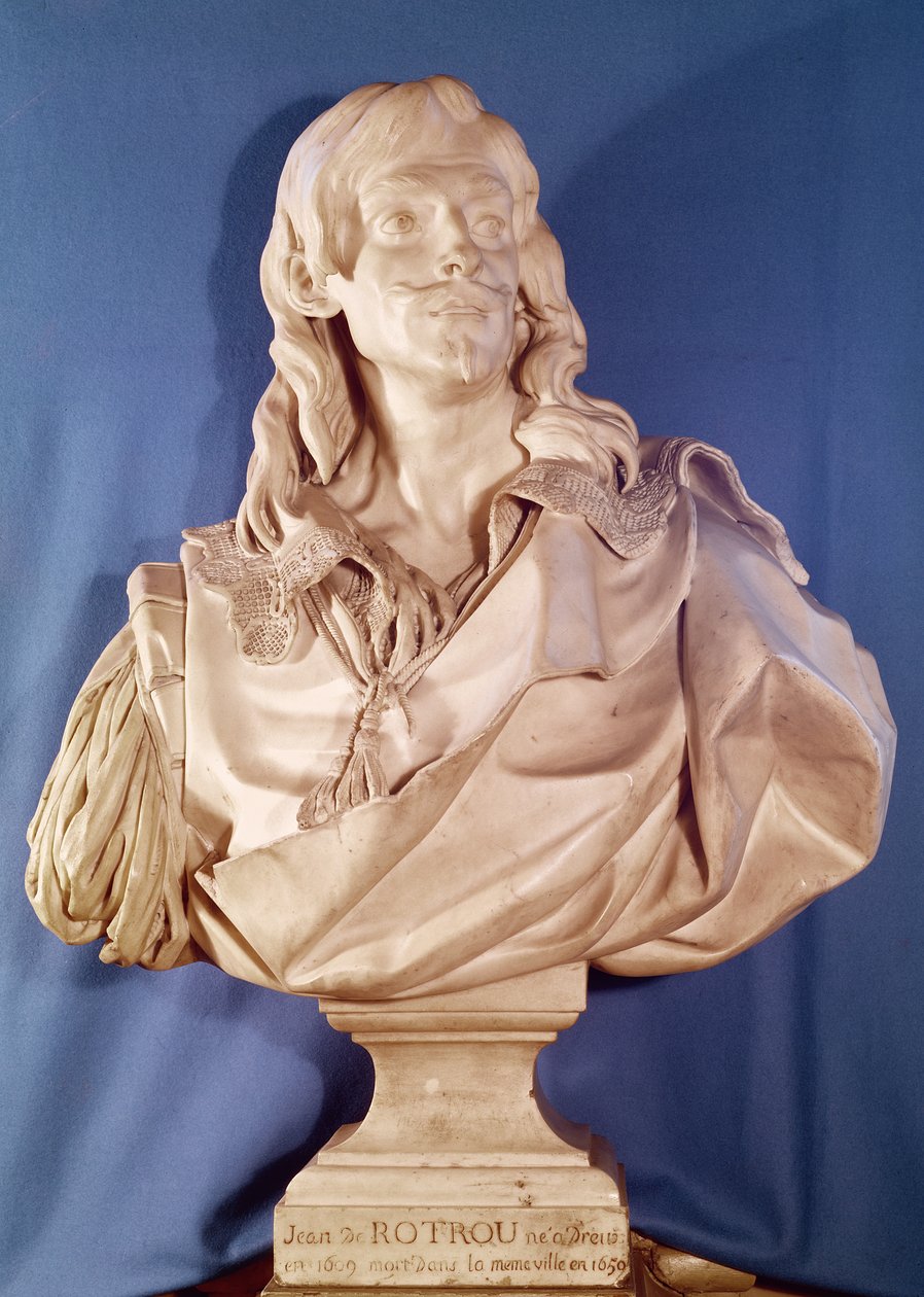 Buste de Jean de Rotrou (1609-50) 1783 - Jean Jacques Caffieri