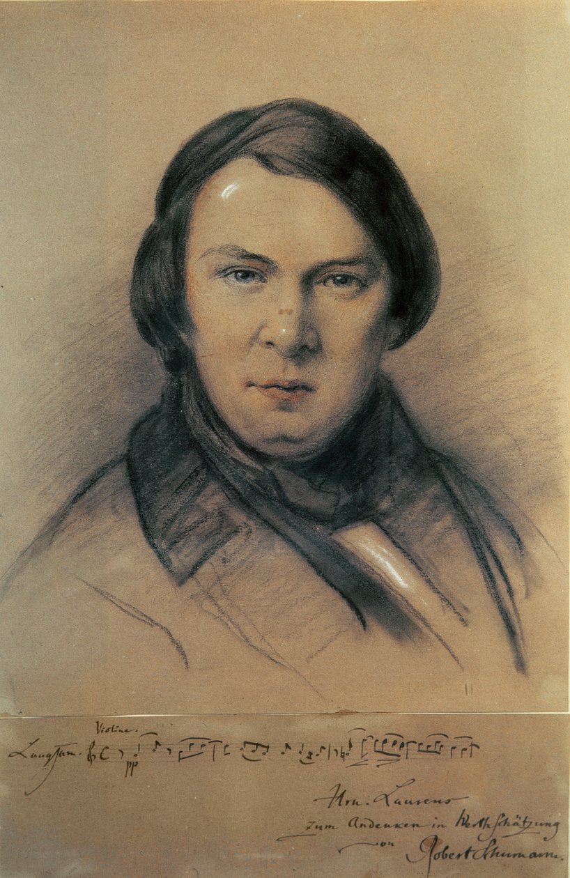 Robert Schumann (1810-56) 1853 - Jean Joseph Bonaventure Laurens