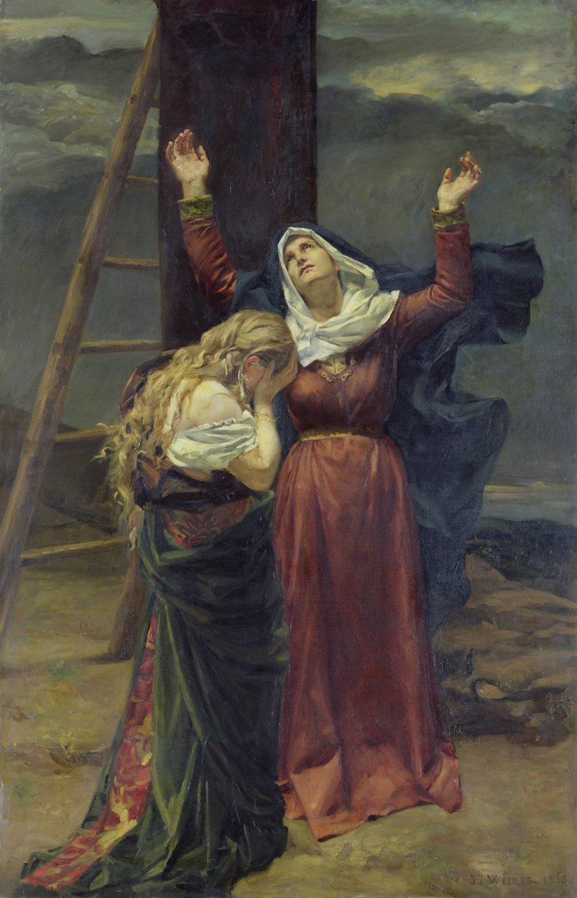 La Vierge au Pied de la Croix - Jean Joseph Weerts