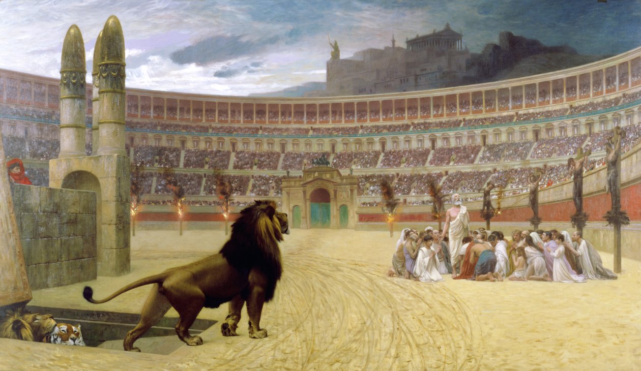 La dernière prière du martyr chrétien, 1863-83 - Jean Leon Gerome