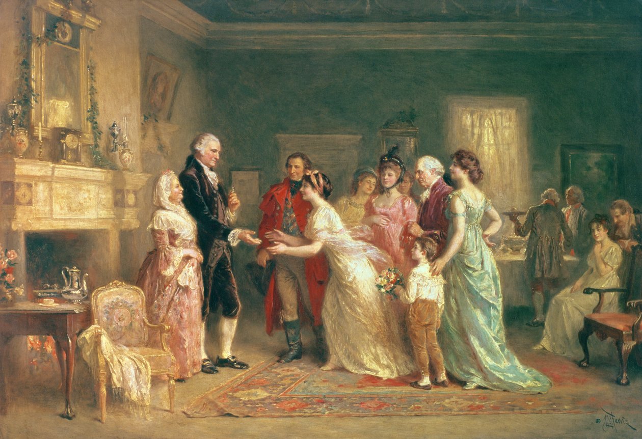 Anniversaire de Washington, 1798 - Jean Leon Gerome Ferris