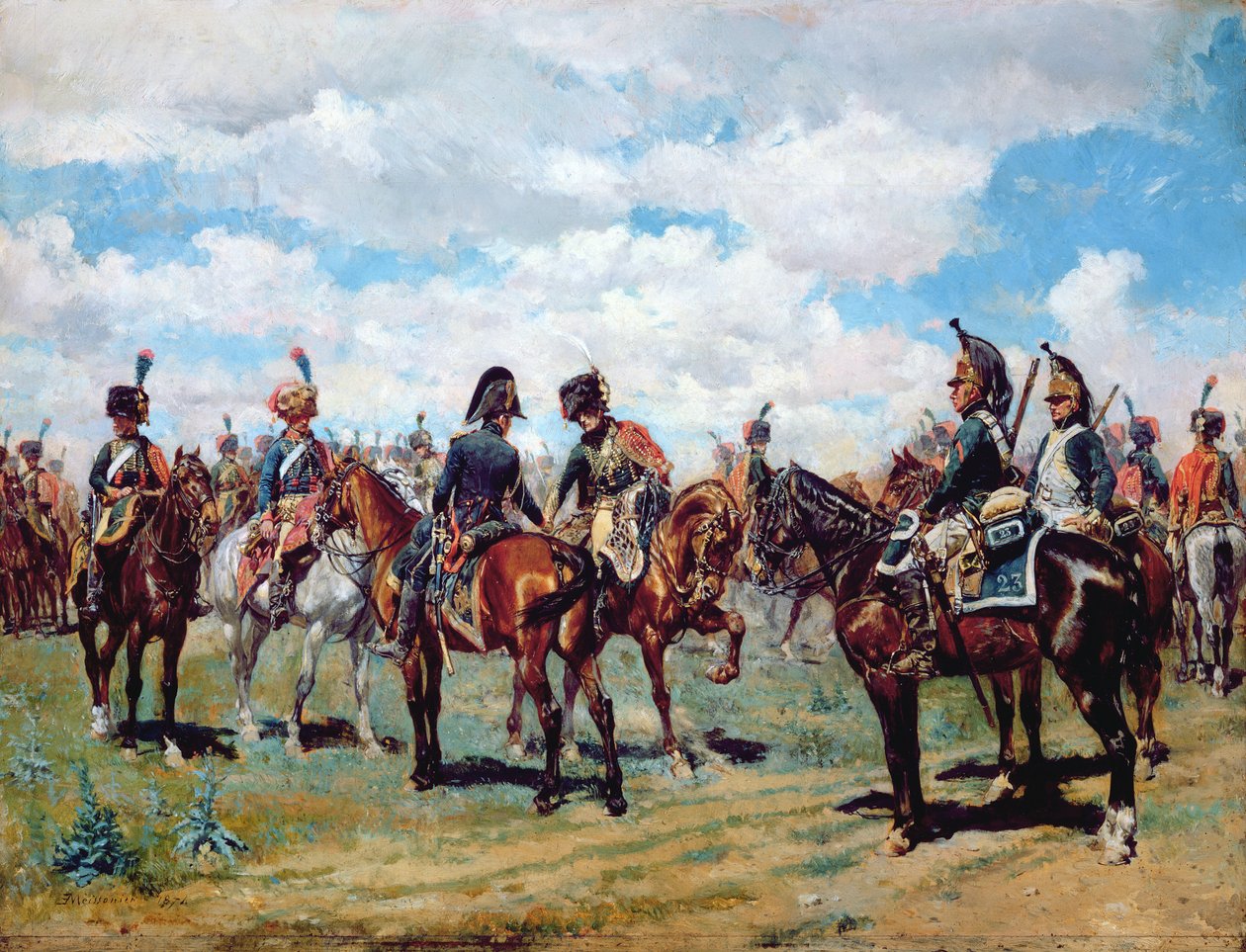 Soldats à cheval - Jean-Louis Ernest Meissonier