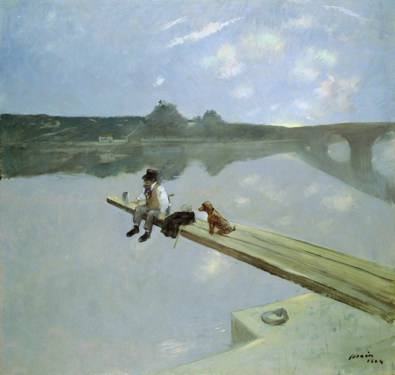 Le pêcheur, 1884 - Jean Louis Forain