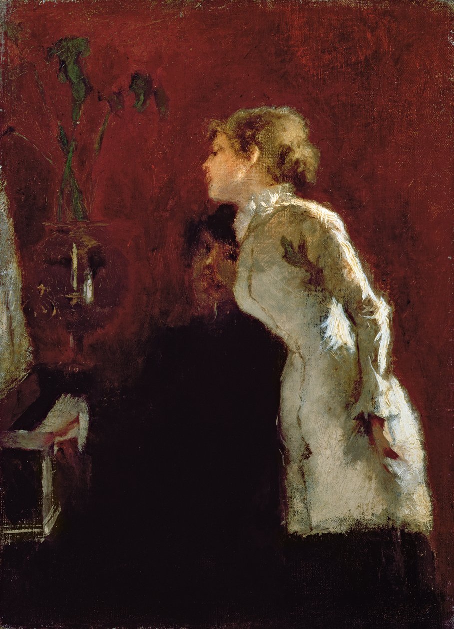La leçon de piano - Jean Louis Forain