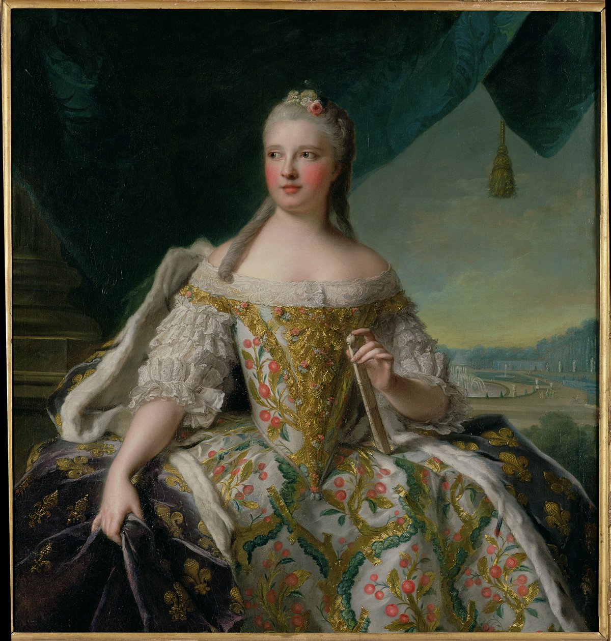 Dauphine Marie-Josèphe de Saxe (1731-67) 1751 - Jean Marc Nattier