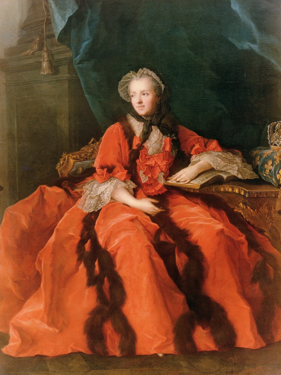 Portrait de Maria Leszczynska (1703-1768) 1762 - Jean Marc Nattier