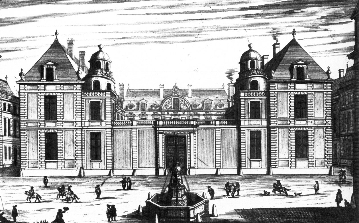 Hôtel Tubeuf (Palais Mazarin) façade par Marot - Jean Marot