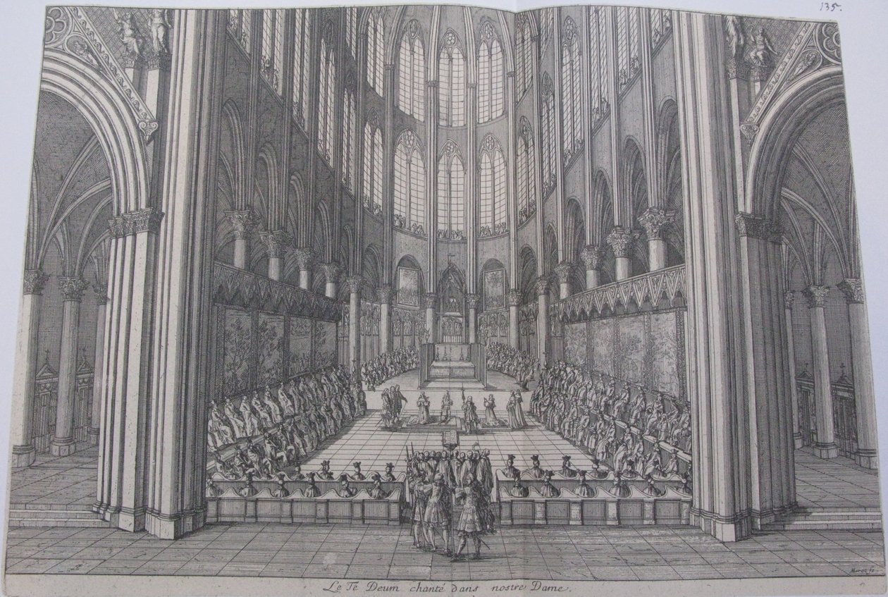 Te Deum dans la cathédrale Notre-Dame - Jean Marot