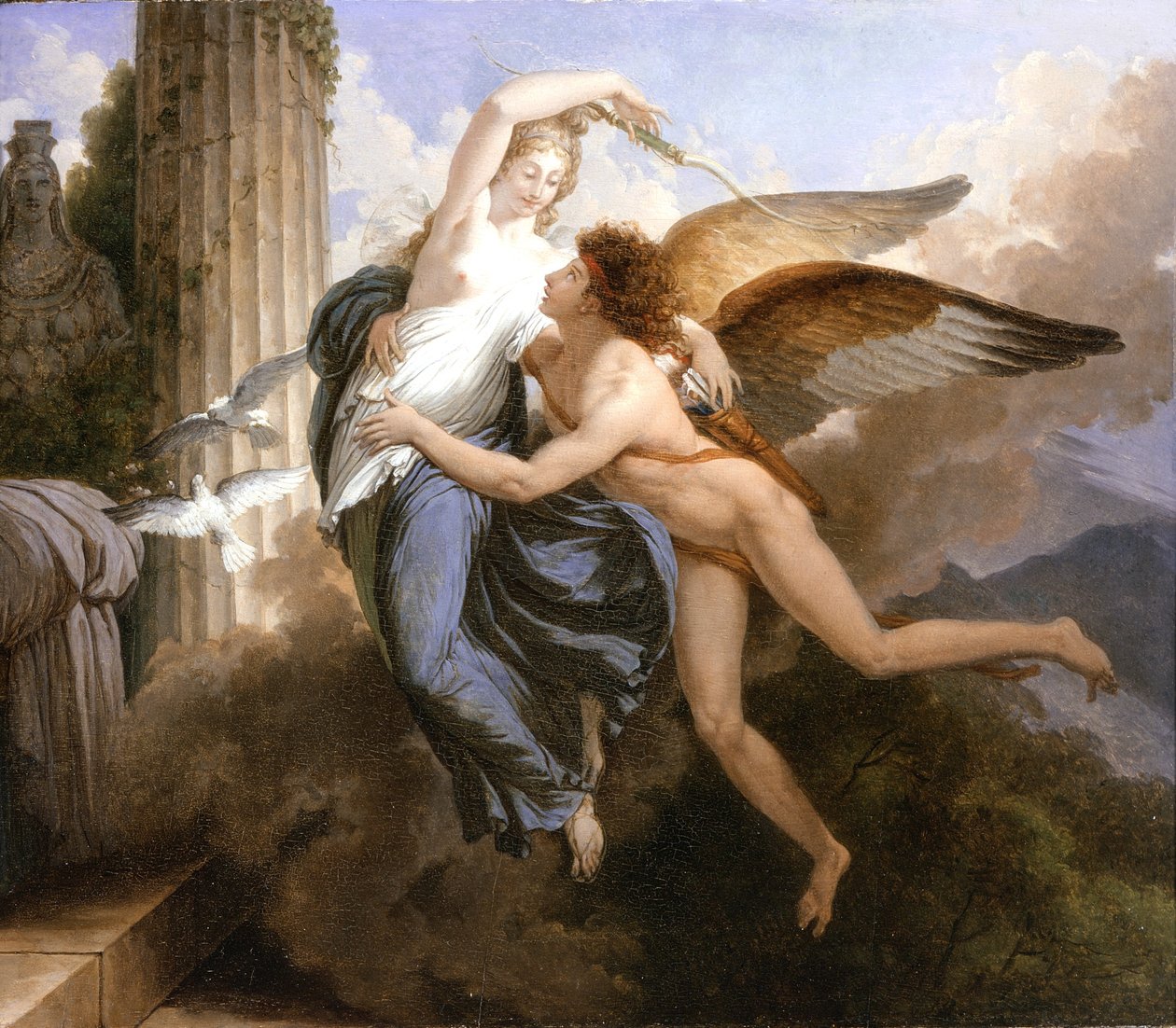 La Réunion de Cupidon et Psyché, 1789-1792 - Jean Pierre Saint Ours