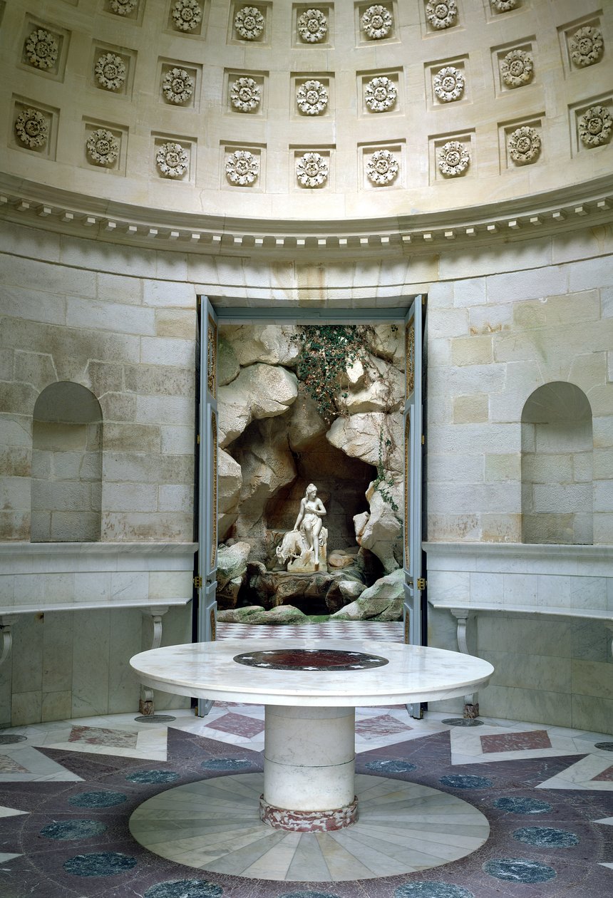La Rotonde et la Grotte de la Laiterie de la Reine, construite en 1785 - Jean Thevenin