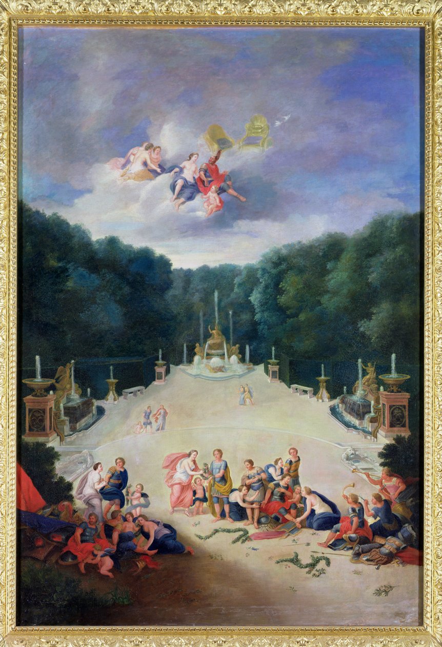 Les Bosquets de Versailles. Vue de l