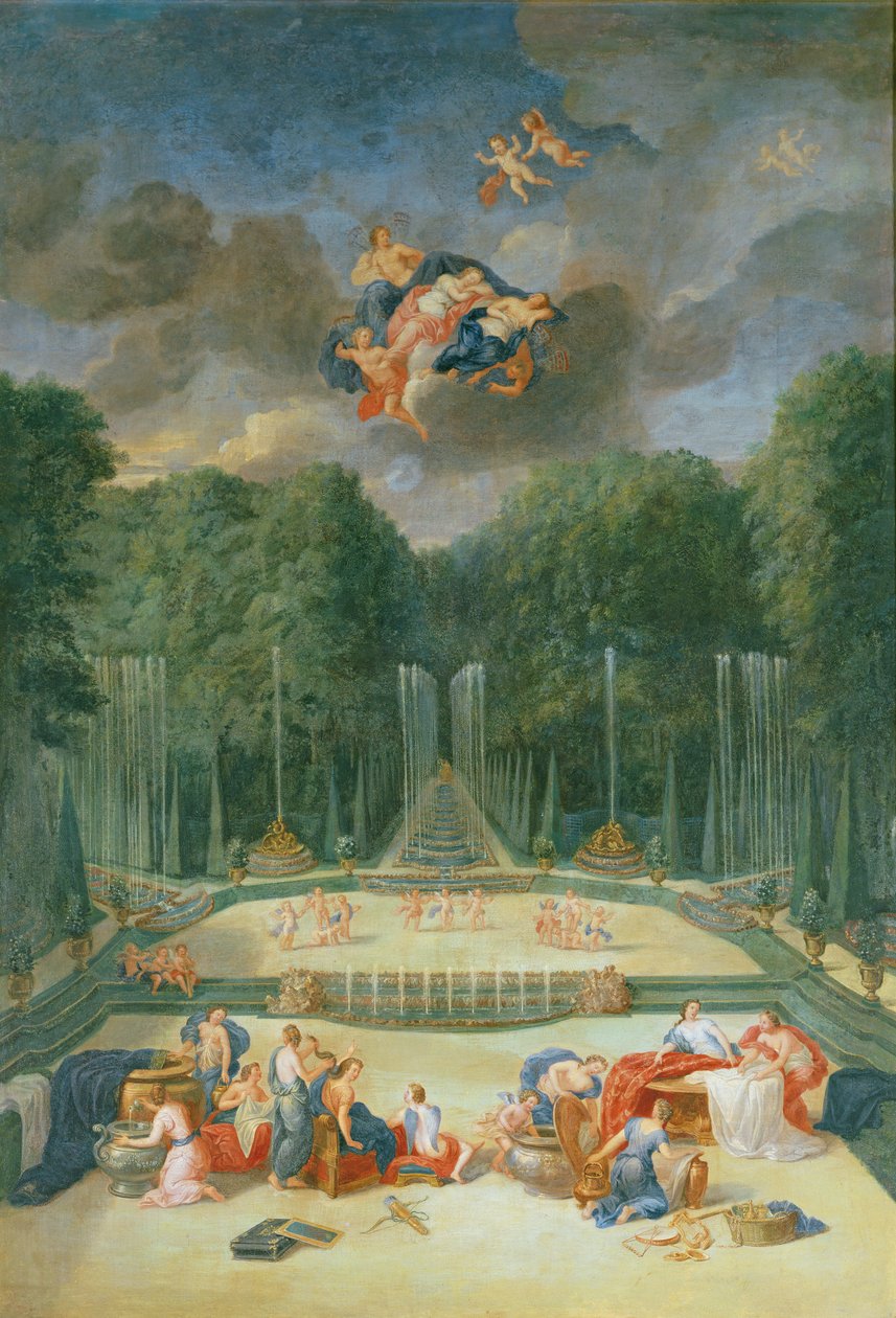 Les bosquets de Versailles. Vue du Théâtre de l