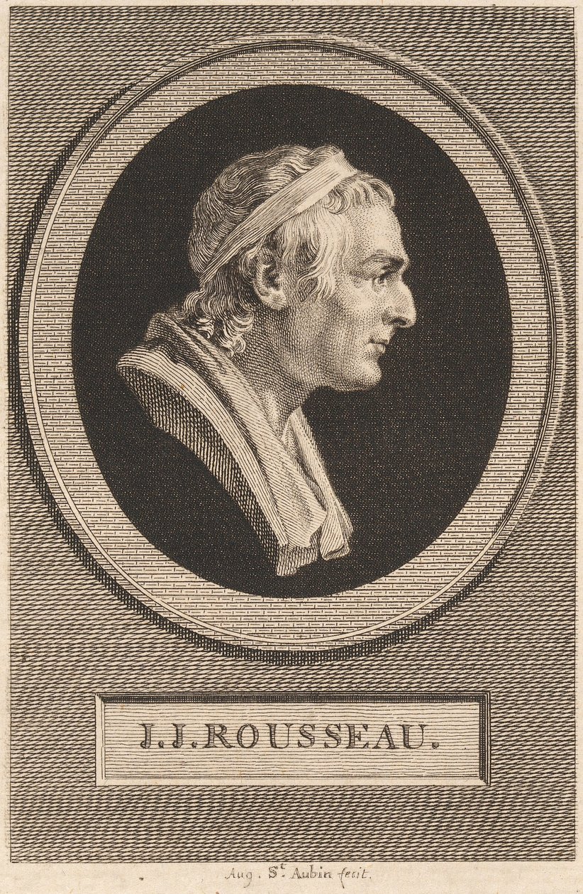 Jean-Jacques Rousseau - Jean-Antoine Houdon