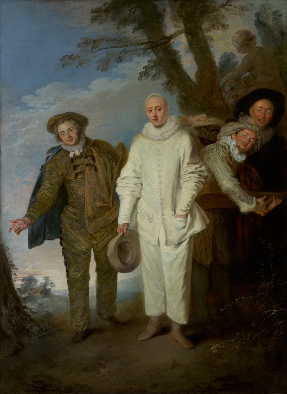 Les Comédiens italiens - Jean-Antoine Watteau