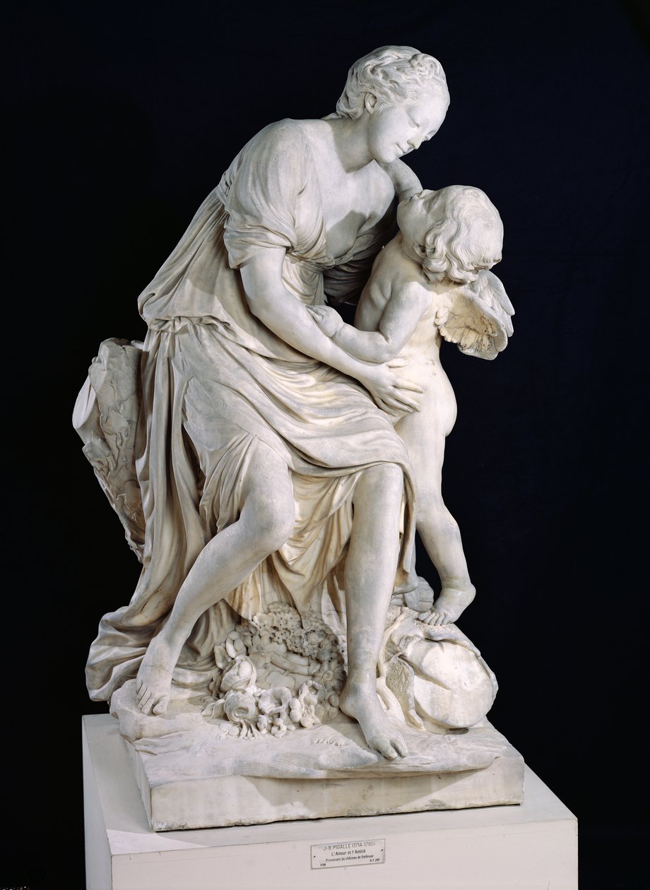 Amour et amitié, 1758 - Jean Baptiste Pigalle