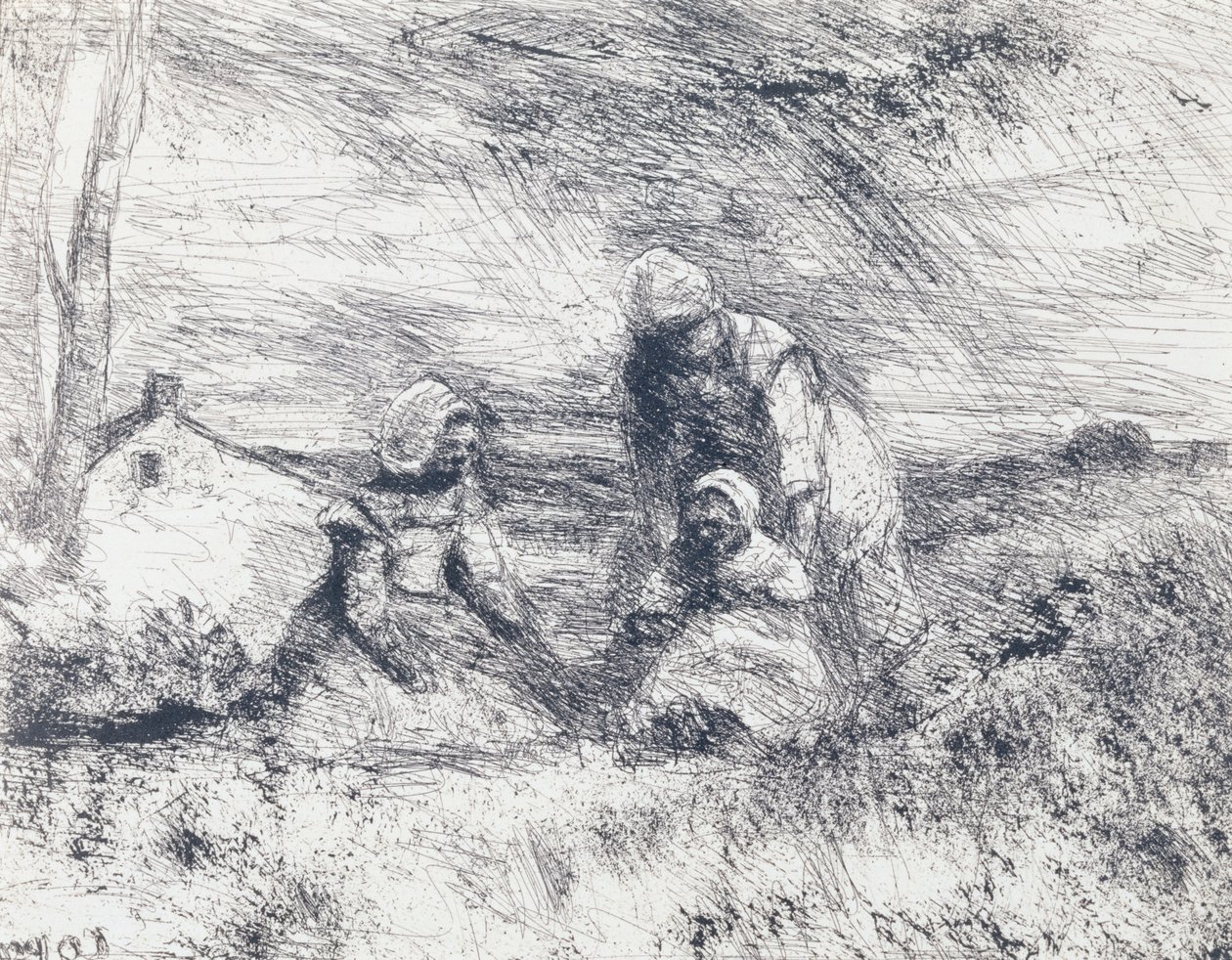 La Petite Sœur, 1854 - Jean Baptiste Camille Corot