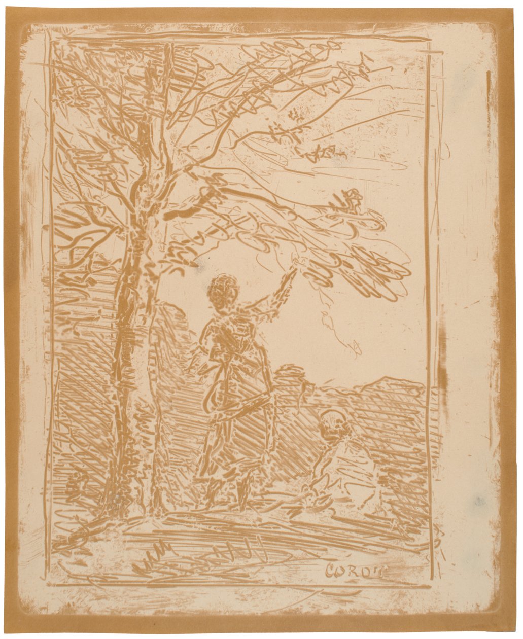 Der Tod und das Mädchen - Jean-Baptiste-Camille Corot