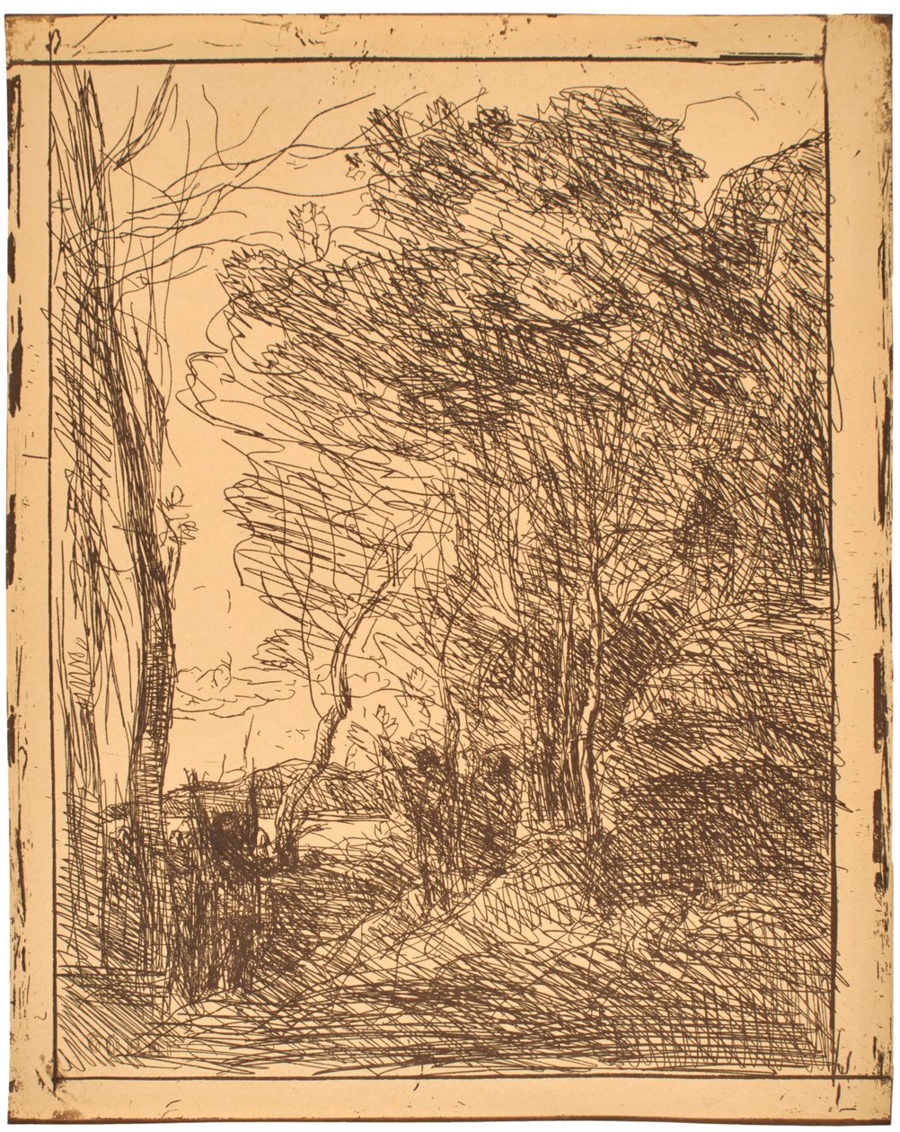 Die gallische Runde (La Ronde Gauloise) - Jean-Baptiste-Camille Corot