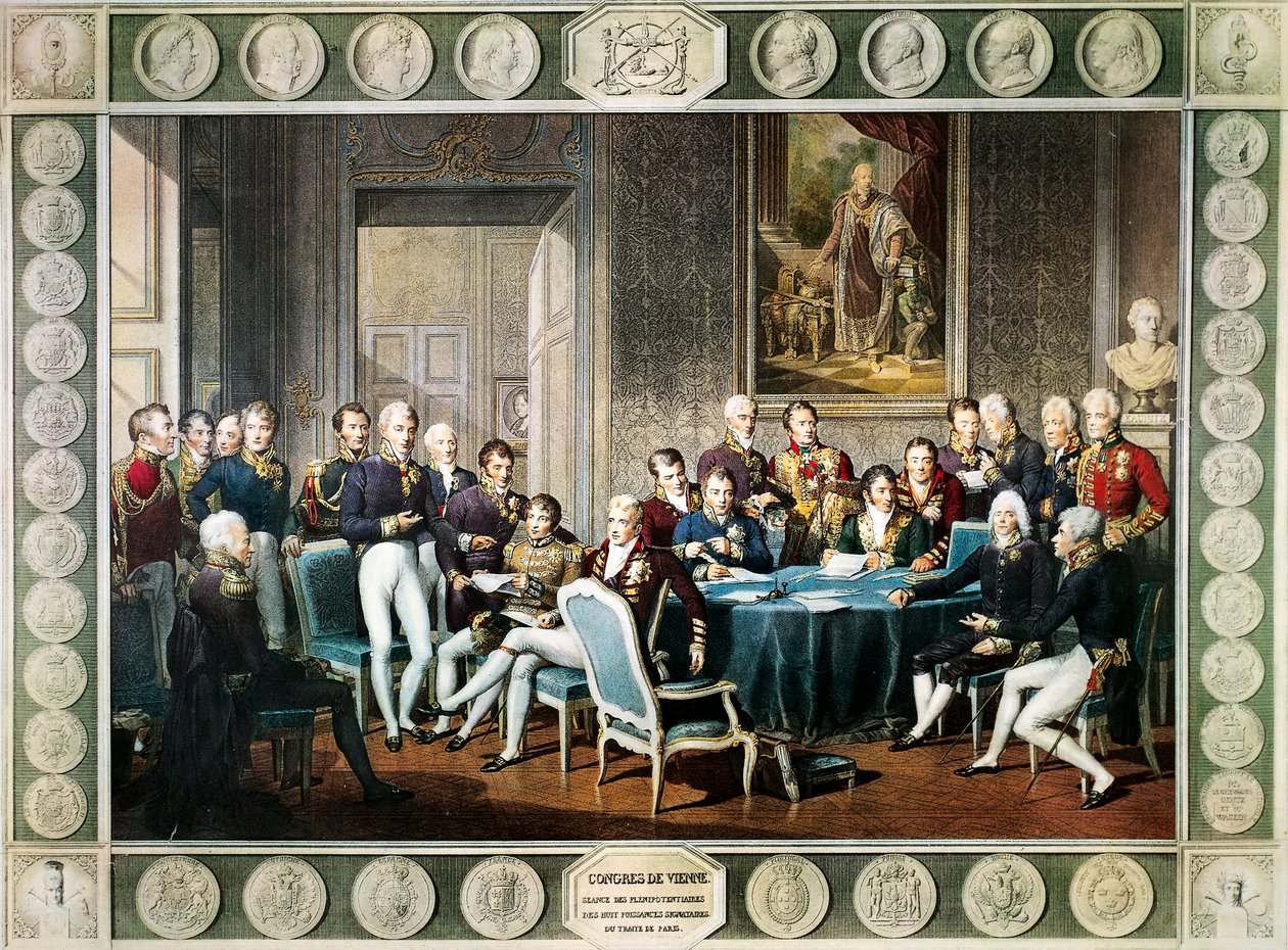 Participants au Congrès de Vienne en 1814-15, Autriche - Jean Baptiste (after) Isabey