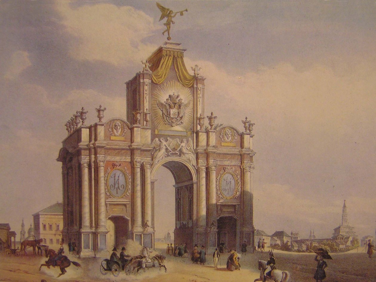Portes rouges à Moscou - Jean Baptiste Arnout