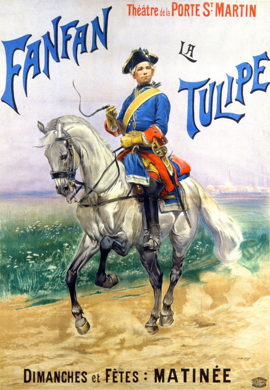 Fanfan la Tulipe, théâtre des Variétés, Paris, vers 1935 (affiche) - Jean-Baptiste Edouard Detaille