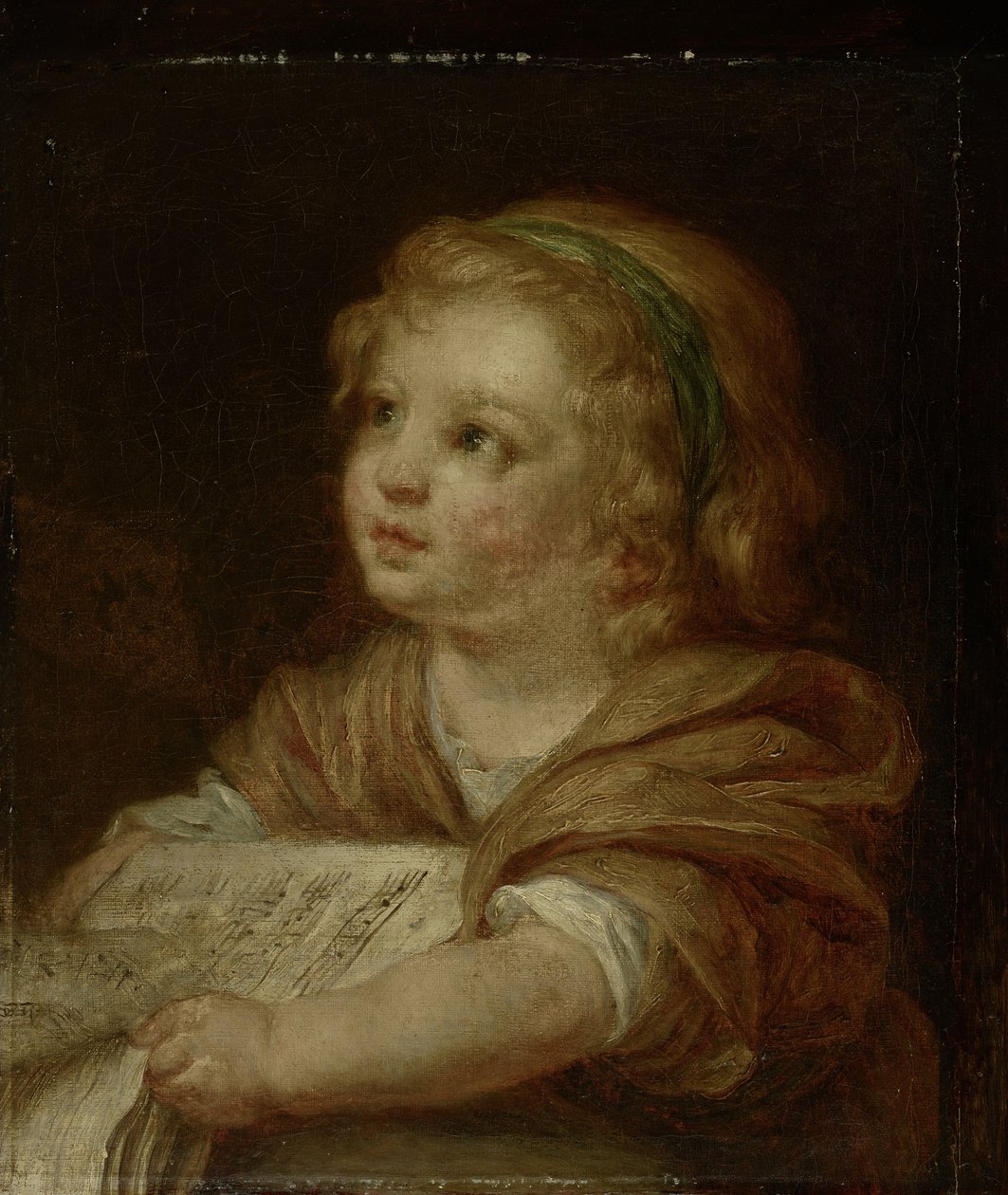 Jeune fille avec un livre de musique - Jean-Baptiste Greuze