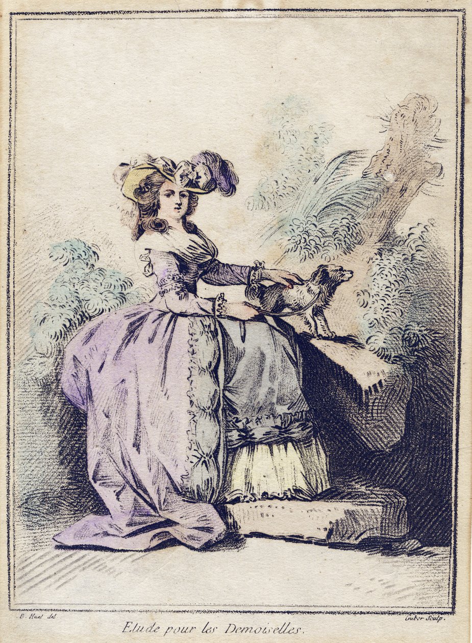 Etude pour les Demoiselles - Jean-Baptiste Huet