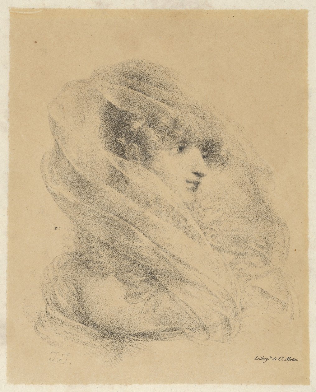 Portrait de Mademoiselle Ledieu - Jean-Baptiste Isabey