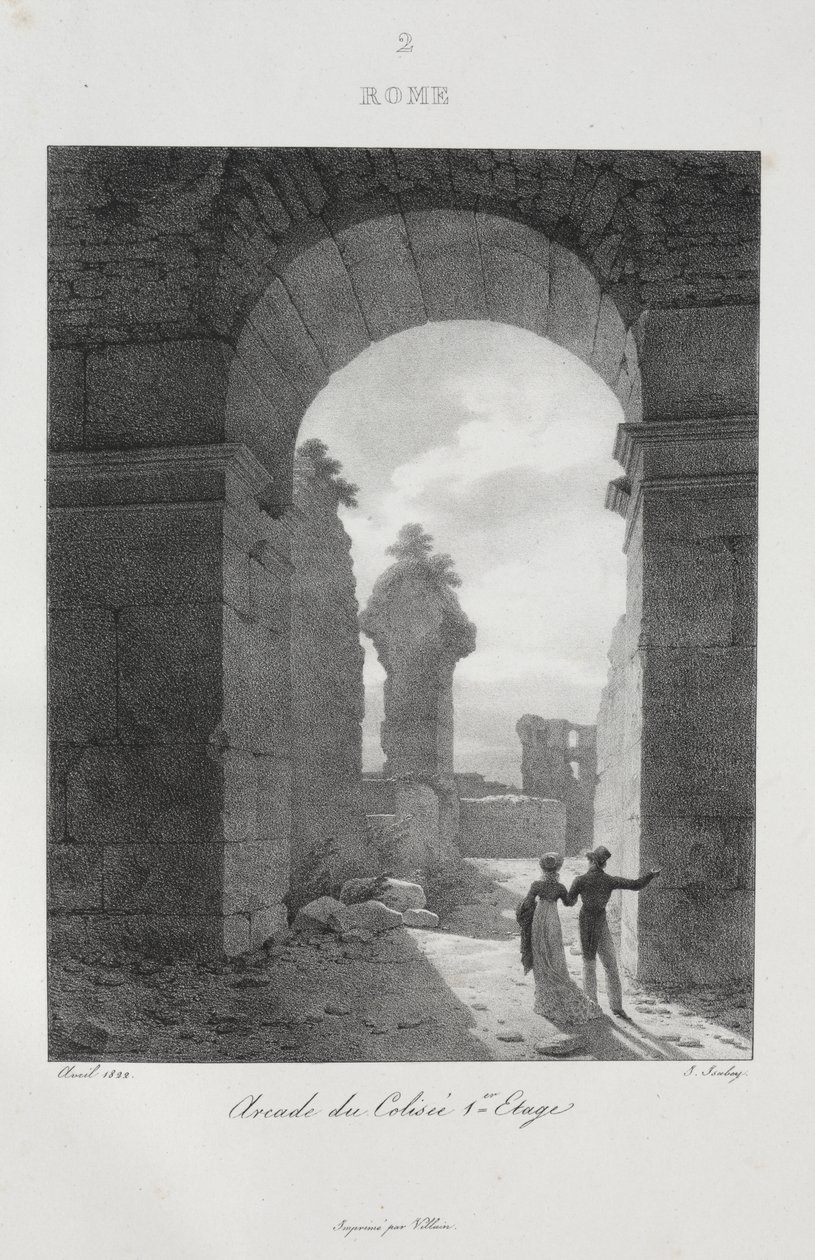 Voyage en Italie en 1822 - Jean-Baptiste Isabey