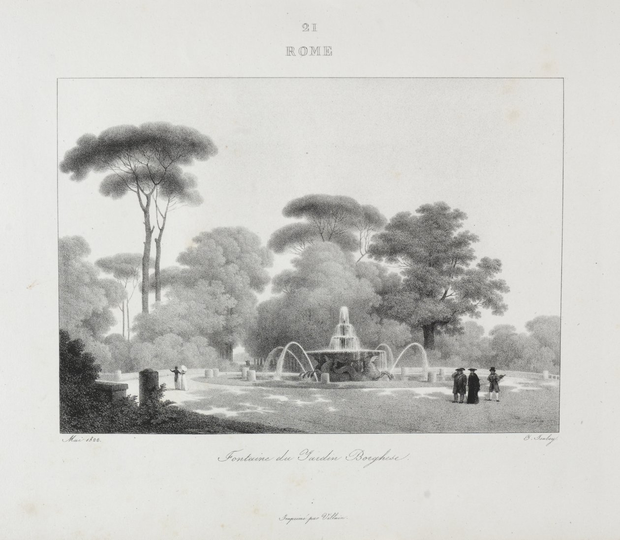 Voyage en Italie en 1822 - Jean-Baptiste Isabey