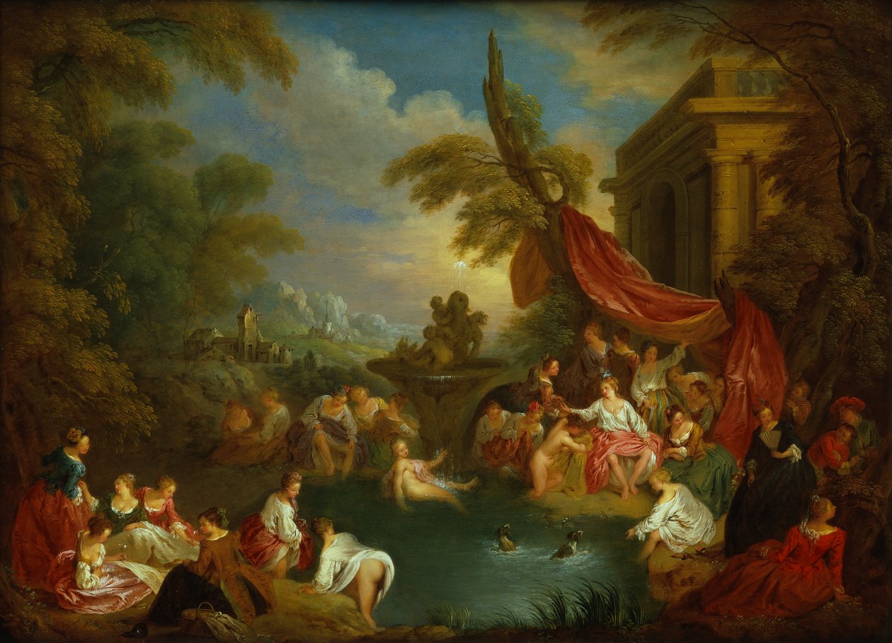 Les Baigneurs - Jean-Baptiste Joseph Pater