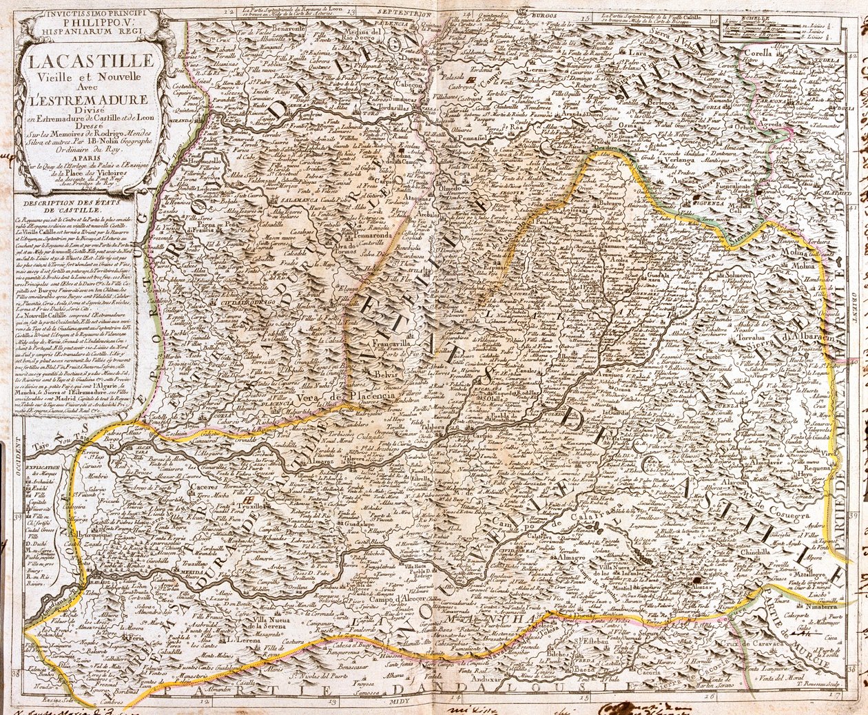 Castille et Léon, La Rioja, Navarre, Aragon, Castille-La Manche, Estrémadure, Madrid, Espagne - Jean Baptiste Nolin