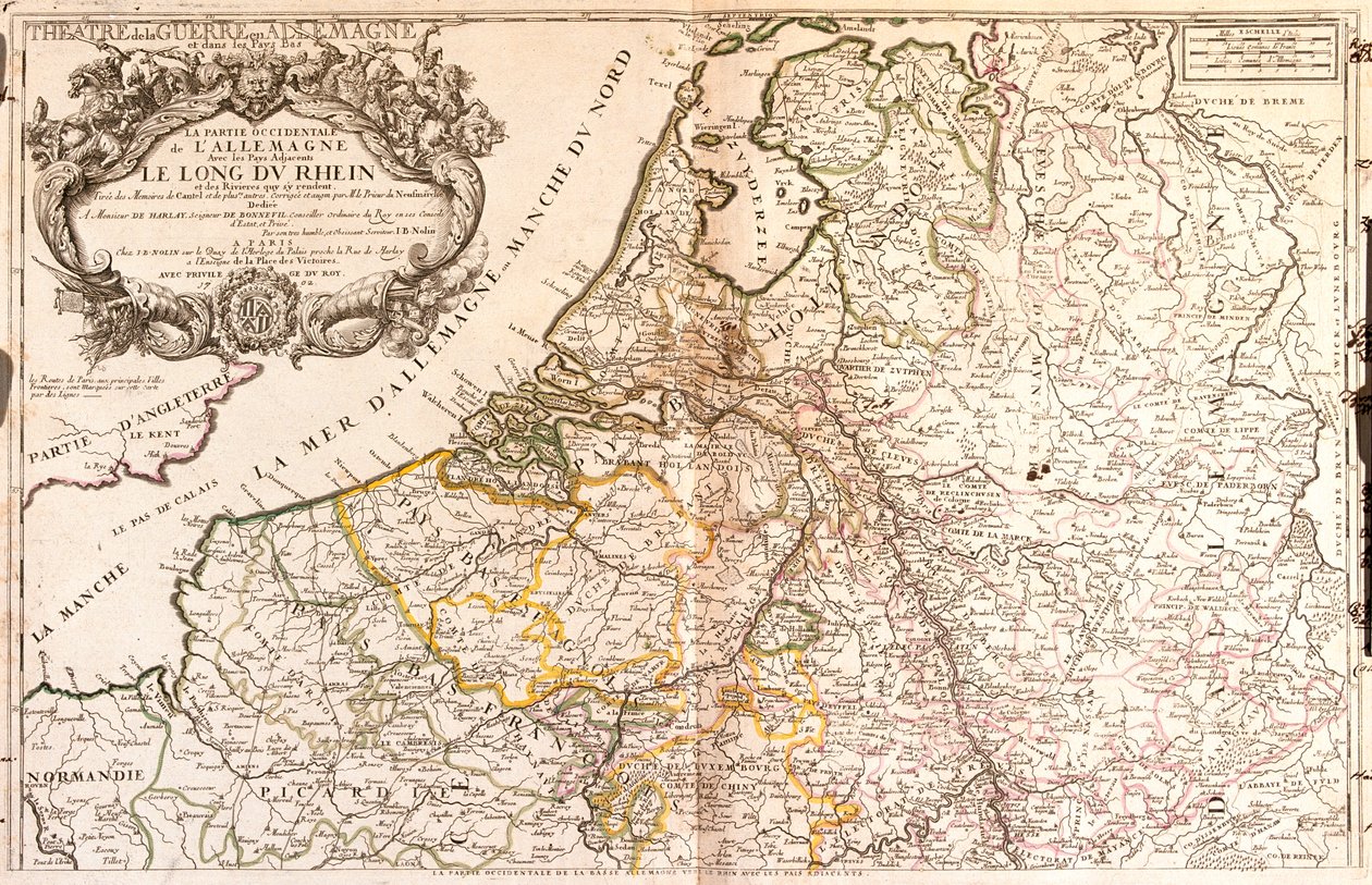 France (Région : Haute-Normandie, Nord-Pas-de-Calais, Champagne-Ardenne, Picardie), Belgique, Pays-Bas, Allemagne (Etat : Basse-Saxe, Rhénanie-du-Nord-Westphalie, Hesse, Rhénanie-Palatinat, Sarre), Luxembourg - Jean-Baptiste Nolin