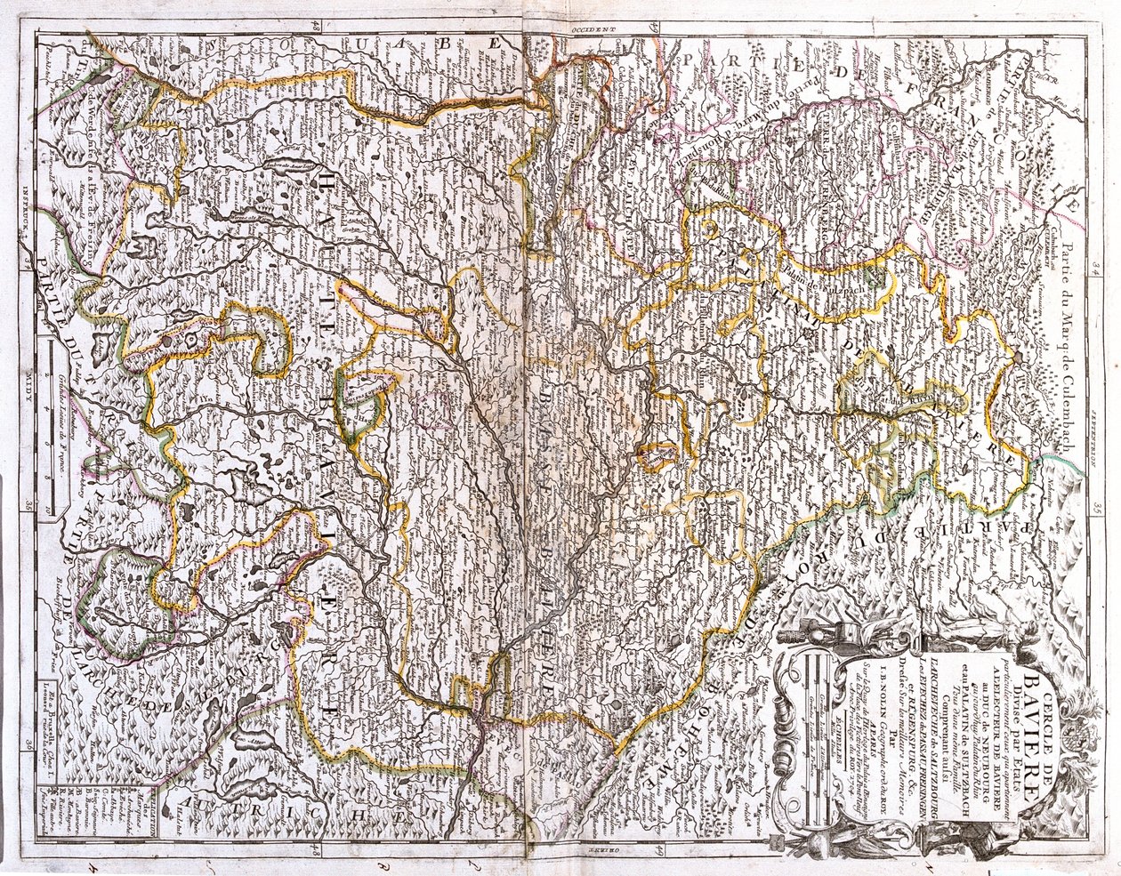 Allemagne (État : Bavière), République tchèque (Région : Karlovy Vary, Ústí nad Labem), Autriche (État : Haute-Autriche, Salzbourg, Tyrol) - Jean Baptiste Nolin
