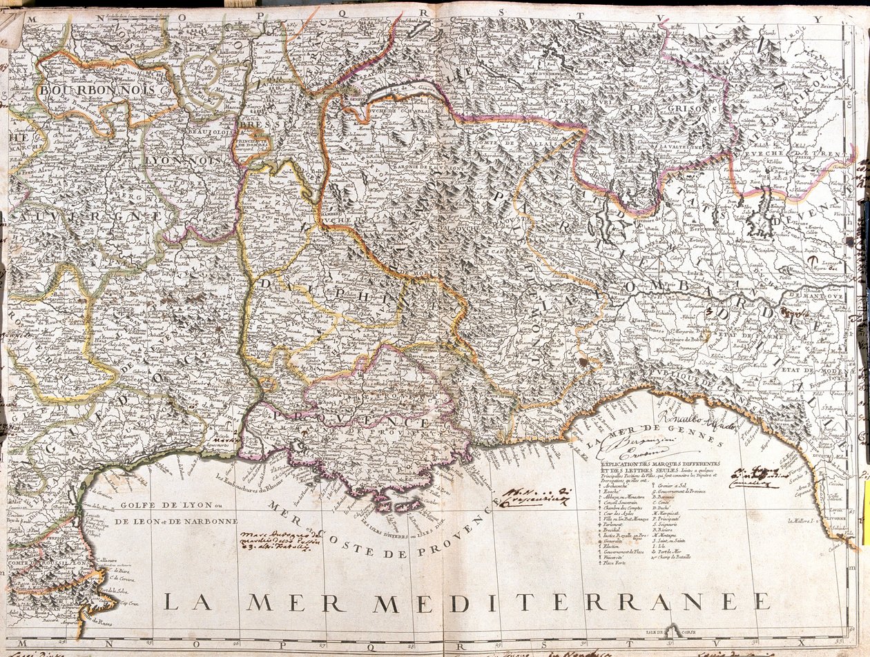 Spain (Autonomous Community: Catalonia), France (Region: Burgundy, Franche-Comté, Auvergne, east Midi-Pyrenées, Languedoc-Roussillon, Rhône-Alpes, Provence-Alpes-Côte d