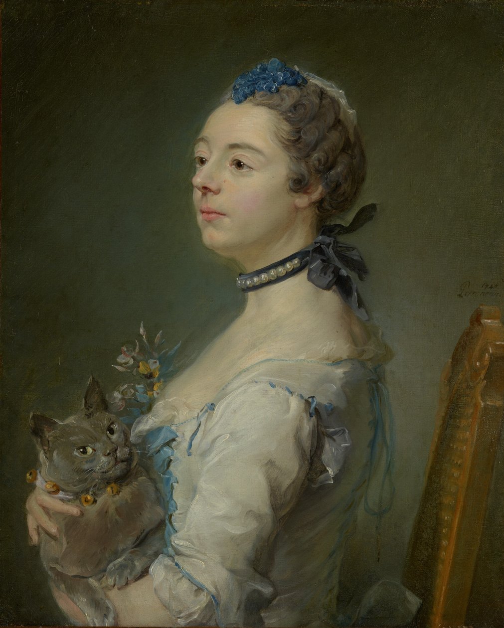 Magdaleine Pinceloup de la Grange, née de Parseval - Jean Baptiste Perronneau