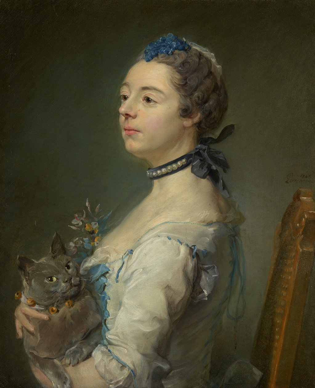 Magdaleine Pinceloup de la Grange, née de Parseval - Jean-Baptiste Perronneau