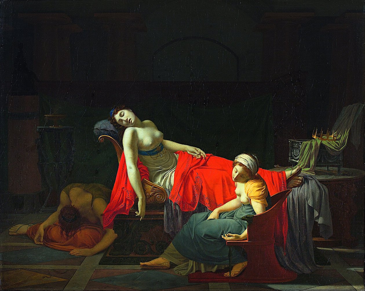 Mort de Cléopâtre - Jean-Baptiste Regnault