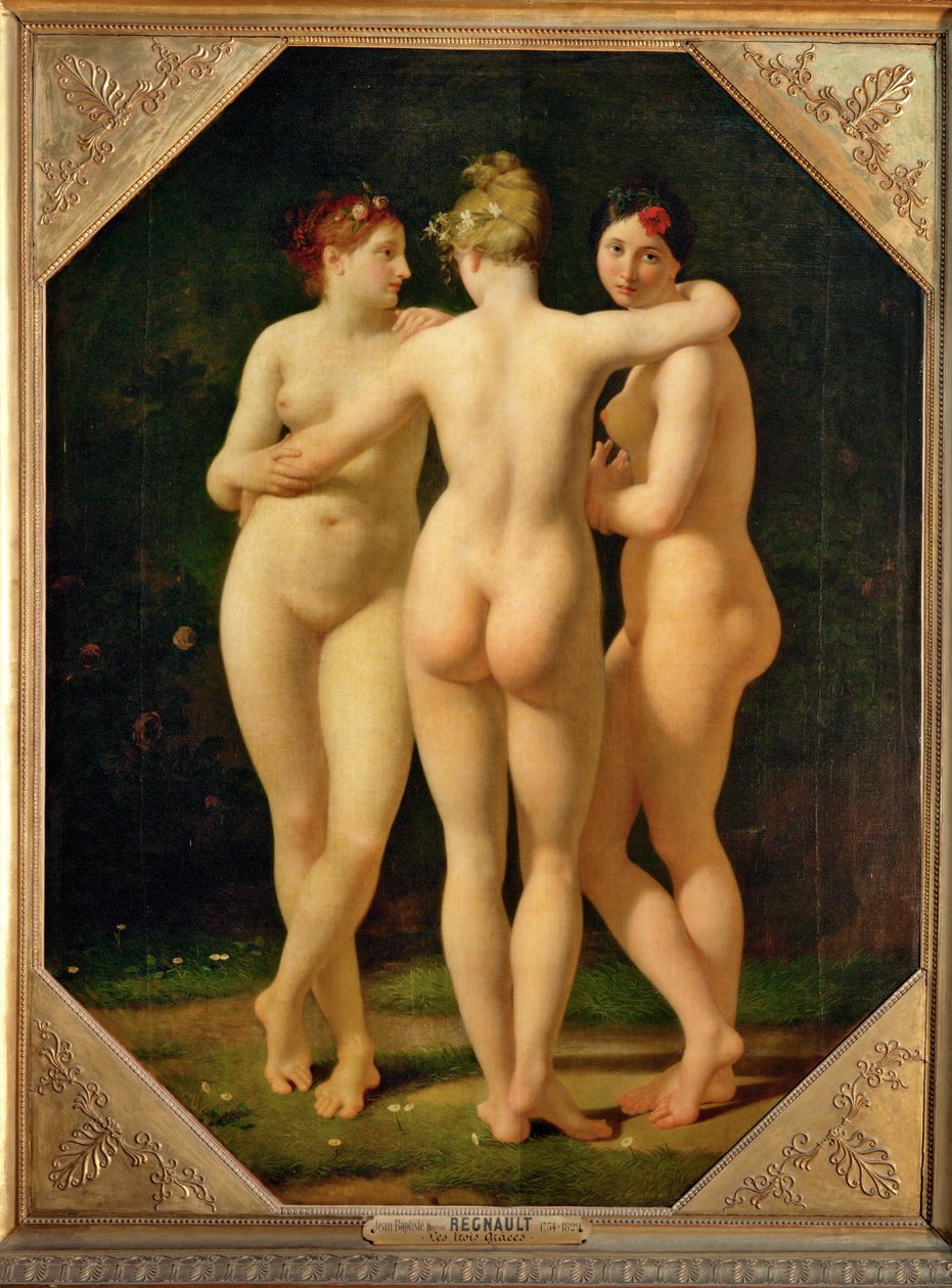 Les trois grâces ... - Jean-Baptiste Regnault