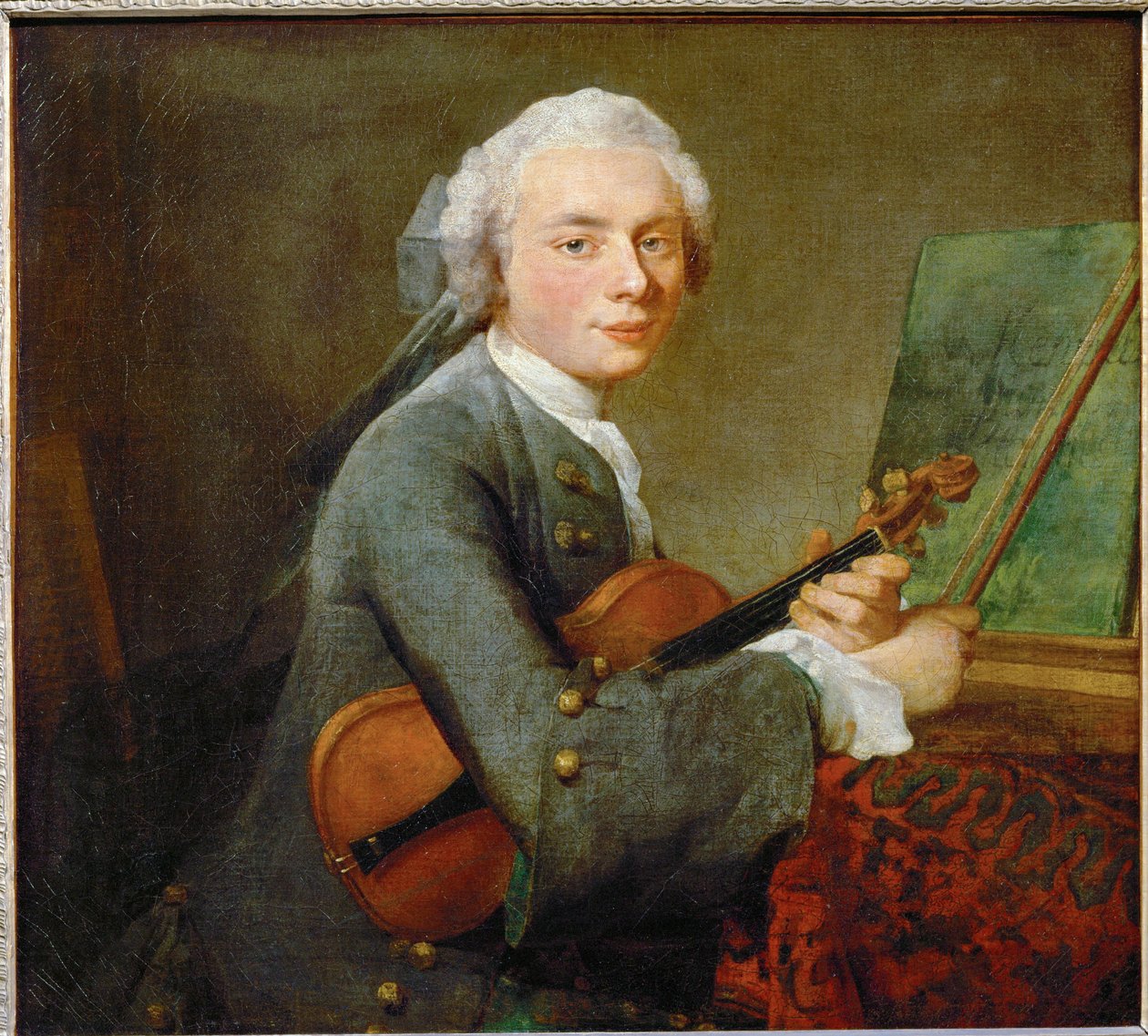Le jeune homme au violon - young man with violin … - Jean Baptiste Simeon Chardin