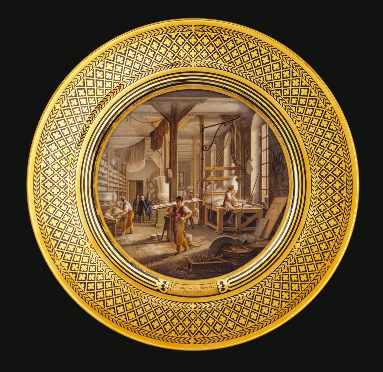 Porcelaine de Sèvres, vers 1820-1835 - Jean Charles Develly