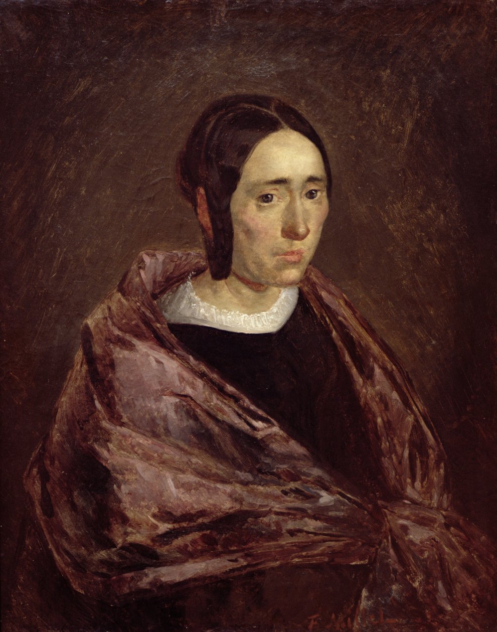Portrait de Catherine Roumy - Jean-Francois Millet