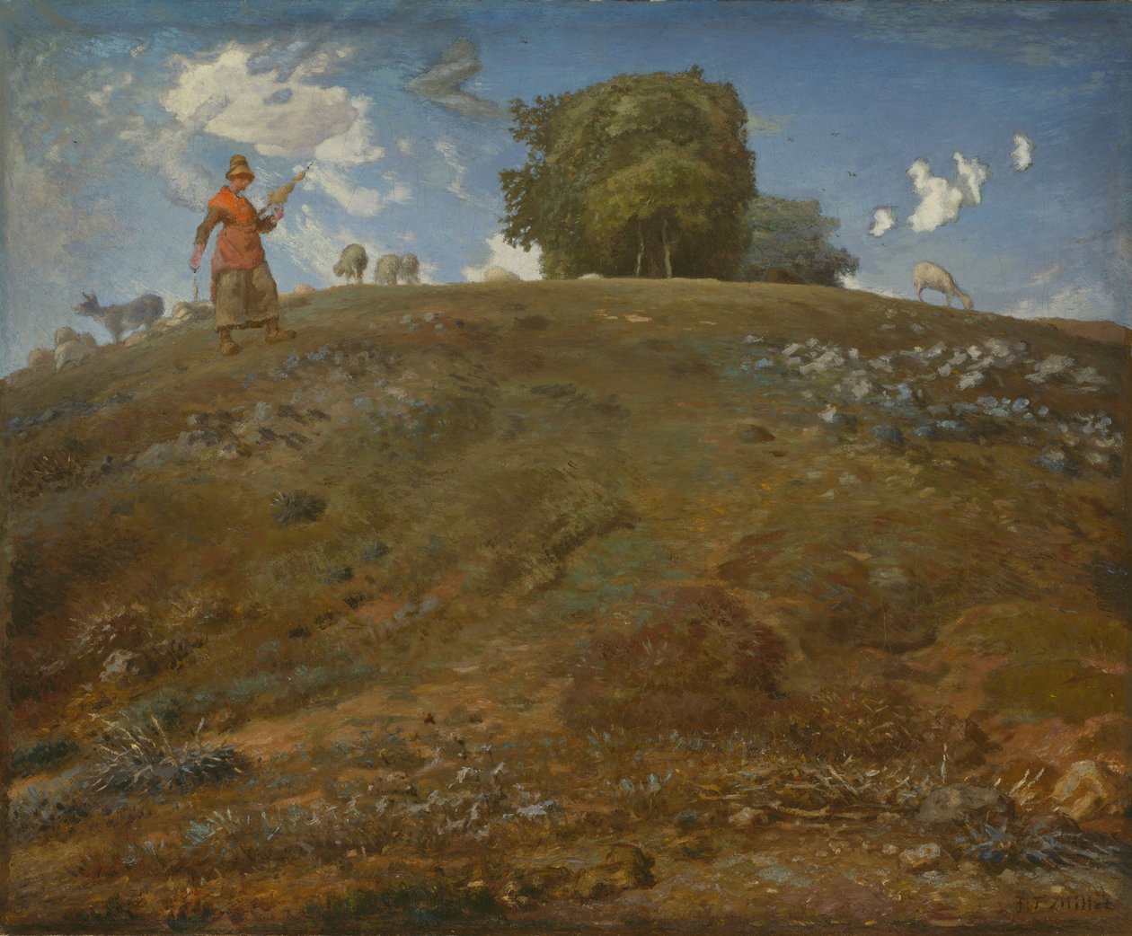 En Auvergne - Jean-Francois Millet
