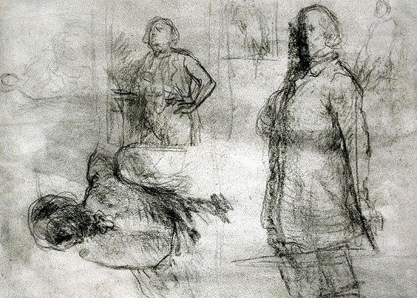 Les Lavandières - Jean Francois Millet