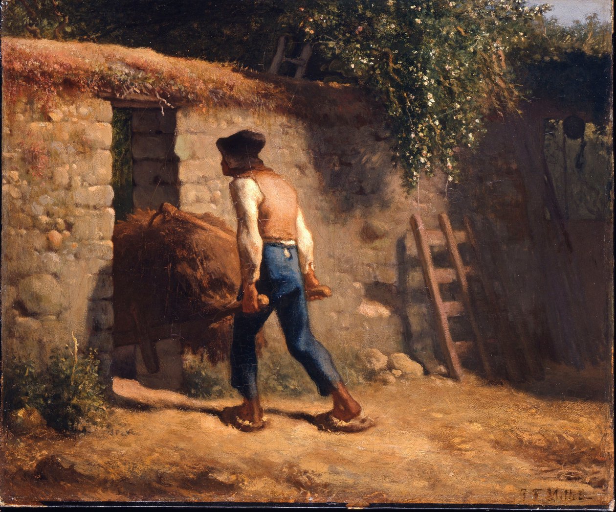 Paysan avec une brouette - Jean-Francois Millet