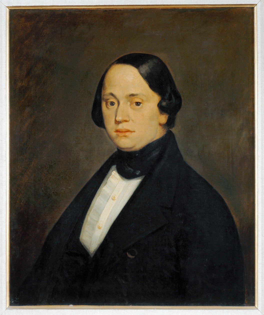 Portrait de M. Fournerie (peinture sur toile) - Jean-Francois Millet