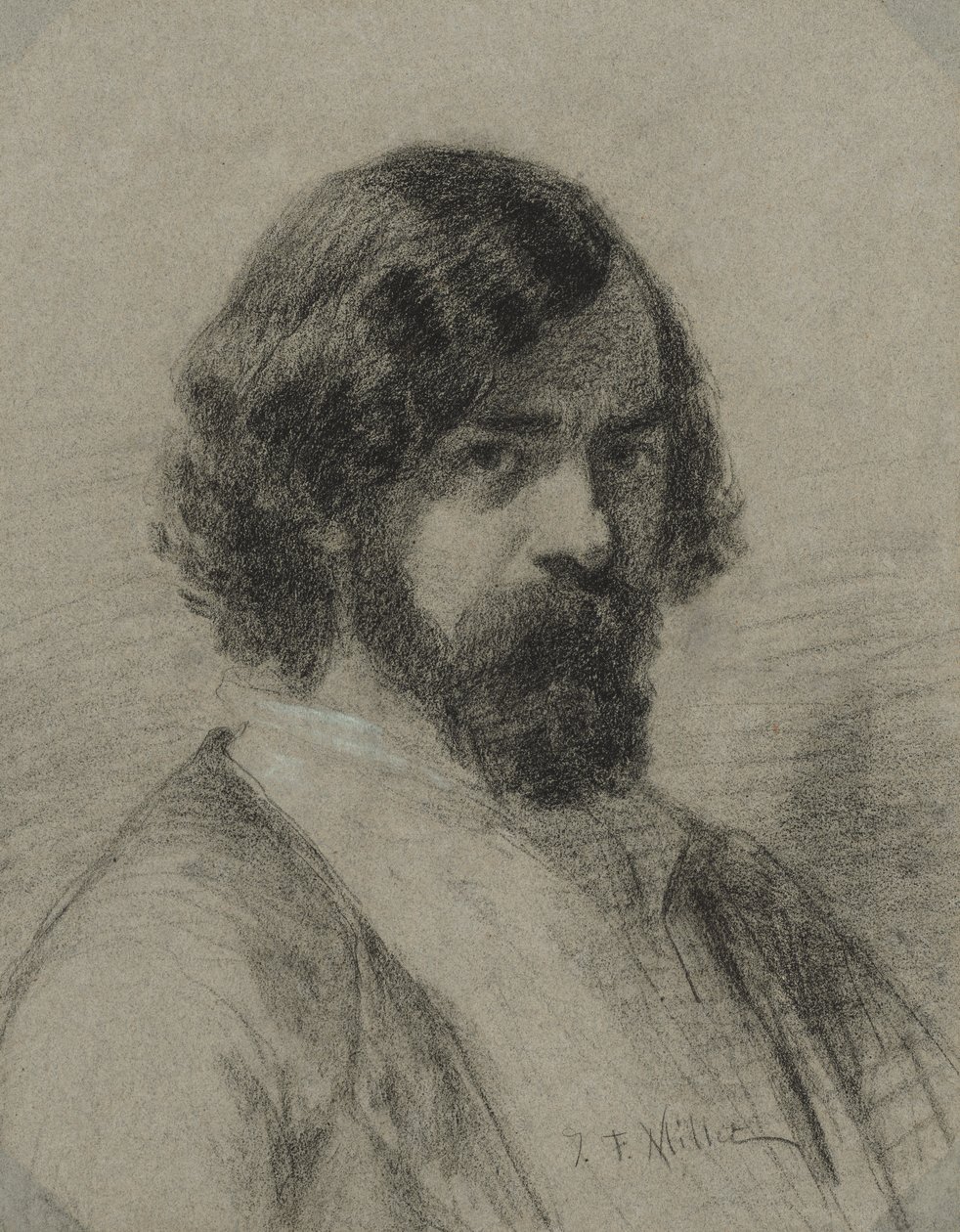 Portrait de Narcisse Virgile Diaz de la Peña - Jean-Francois Millet