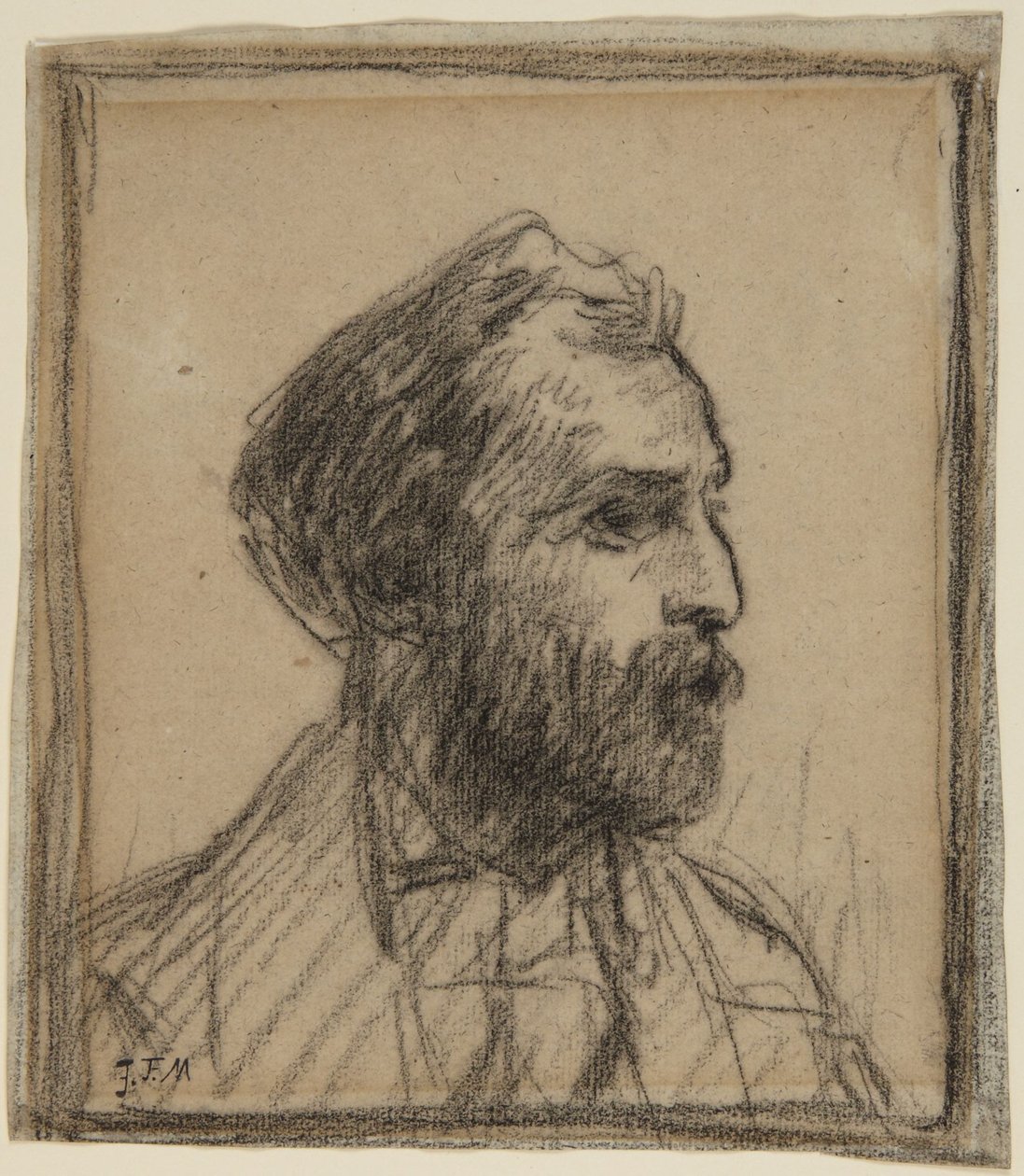 Portrait de William Morris Hunt - Jean-Francois Millet